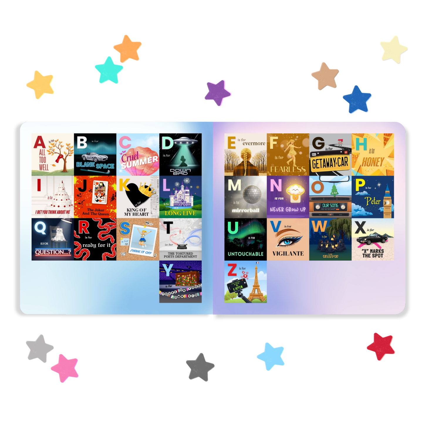 Swiftie ABCs Board Book